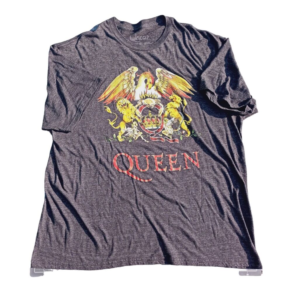 Queen Crest Official license t-shirt size XXL short sleeve grey gray 2019